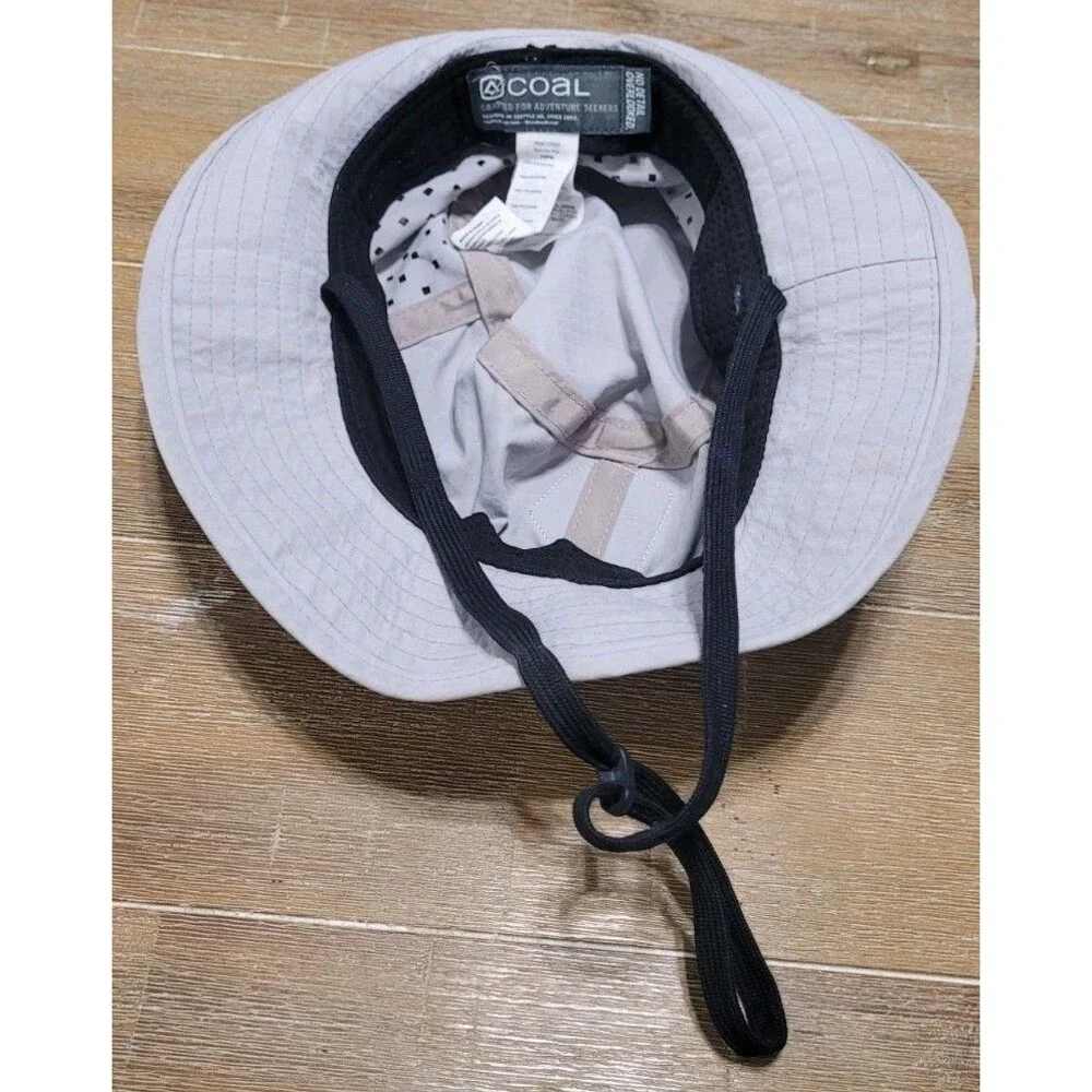 Coal The Spackler Kids – UPF Boonie Hat Light Gray Radi-Coal Patch Youth Size
